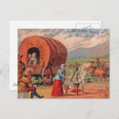 Überdeckter Wagen Postkarte (Vorne/Hinten)