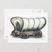 Überdeckter Wagen Postkarte (Vorne/Hinten)