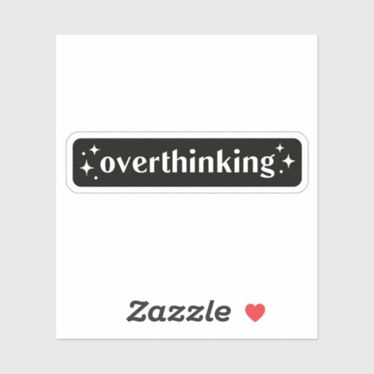 Überdenken Aufkleber (Blatt)