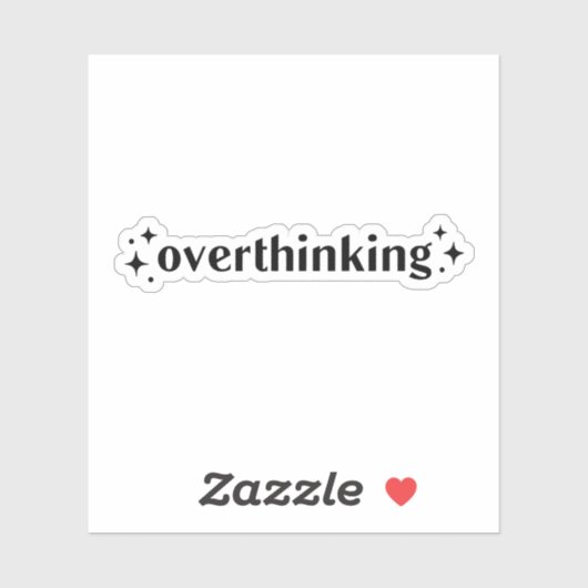 Überdenken Aufkleber (Blatt)