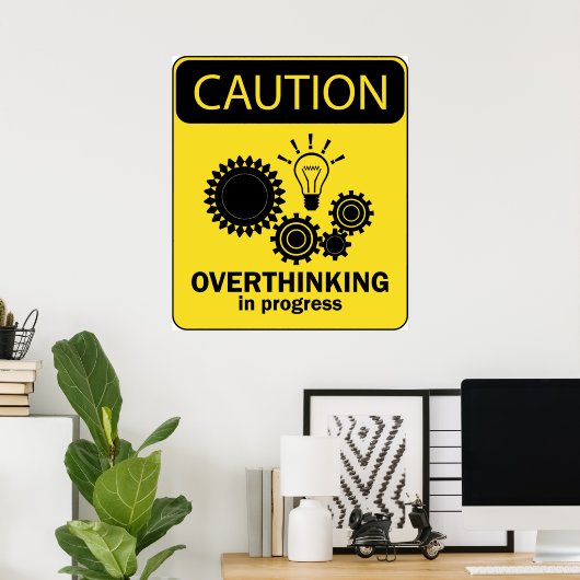 Überdenken der Fortschritte Poster (Heimbüro)