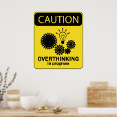 Überdenken der Fortschritte Poster (Küche)