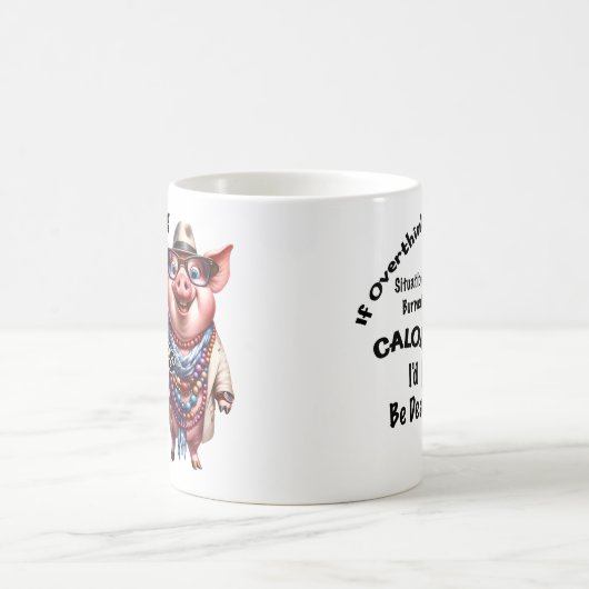 Überdenken der Schweinezucht Kaffeetasse (Mittel)