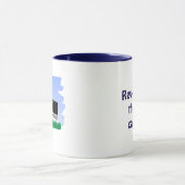 Überdenken dieser Idee sorgfältig Tasse (Zentrum)
