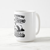 Überdenken Ist Mein Cardio Kaffeetasse (VorderseiteRechts)