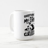 Überdenken Ist Mein Cardio Kaffeetasse (Vorderseite Links)