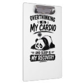 Überdenken Ist Mein Cardio Klemmbrett (Rechts)