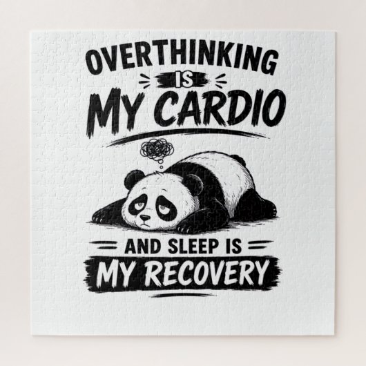 Überdenken Ist Mein Cardio Puzzle (Vertikal)