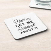 Überdenken Sie es Getränkeuntersetzer (Linke Seite)