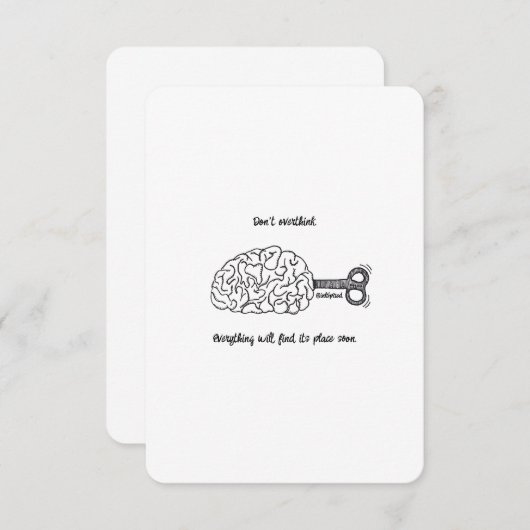 Überdenken Sie nicht, es ist in Ordnung - Flachkar (Vorne/Hinten)