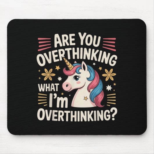 Überdenken Sie, was ich überdenke Mousepad (Vorne)