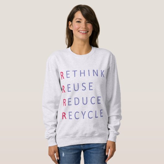 überdenken sweatshirt (Vorne ganz)