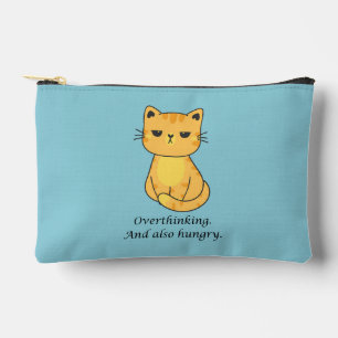 Überdenken und hungrige Orangenkatze Zubehörtasche