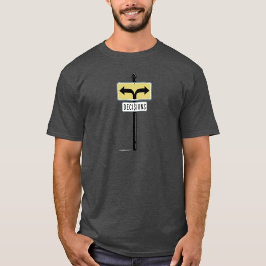 Überdenken von T - Shirt | Unentschlossene Entsche (Vorderseite)