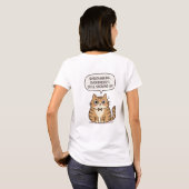 Überdenkende Überstylisierte Süße T-Shirt (Schwarz voll)