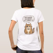 Überdenkende Überstylisierte Süße T-Shirt (Rückseite)