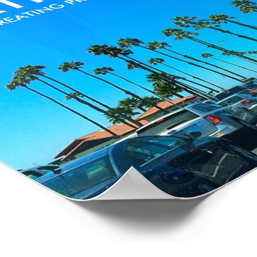 ÜBERDENKENDES Workout Motivation Poster (Ecke)