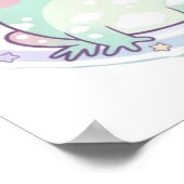 Überdenker-Frosch Poster Bunte Ästhetik Frosch A (Ecke)