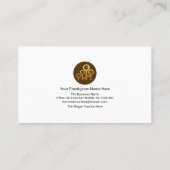 Überdimensionale globale Motif Manpower Outsource Visitenkarte (Rückseite)