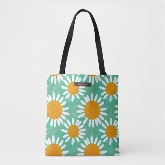 Überdimensionales Daisy Pattern Tasche (Vorderseite)
