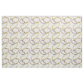 Überdimensionierte Kreise abstrakter organischer F Stoff (Fat Quarter (45,7 x 55,9 cm))