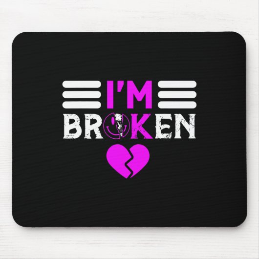 Überdosierung Bewusstsein, dass ich okay Broken Li Mousepad (Vorne)