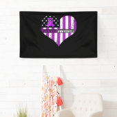 Überdosierung Bewusstsein für Lila Multipler Skler Banner (Insitu)