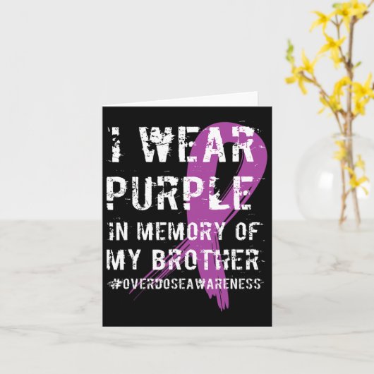 Überdosierung Bewusstsein Lila Erinnerung an meine Karte (Gelbe Blume)