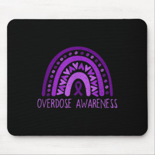 Überdosierung Bewusstsein Regenbogen Lila Schleimh Mousepad