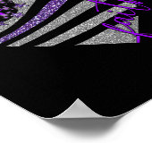 Überdosierung Bewusstsein Sonnenblumen Herz Ribbon Poster (Ecke)