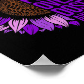 Überdosierung Bewusstsein Sonnenblumen im August t Poster (Ecke)