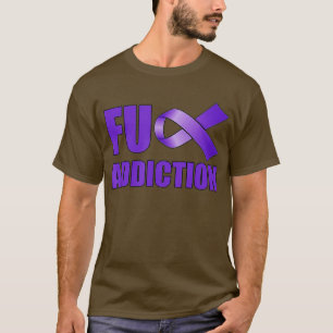 Überdosierung Bewusstsein Tag Lila Schleife FU Ads T-Shirt