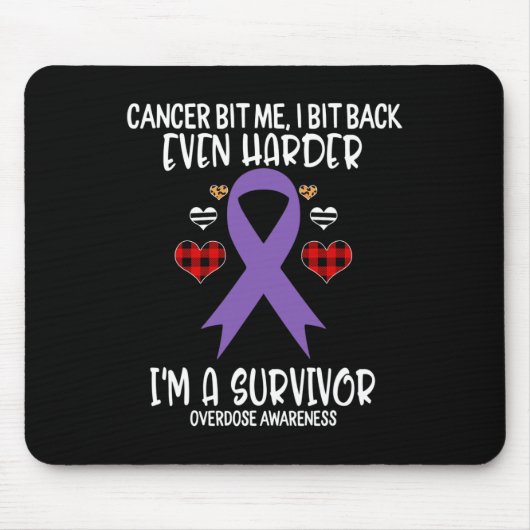 Überdosierung Bit Me Ich bin ein bisschen schwieri Mousepad (Vorne)