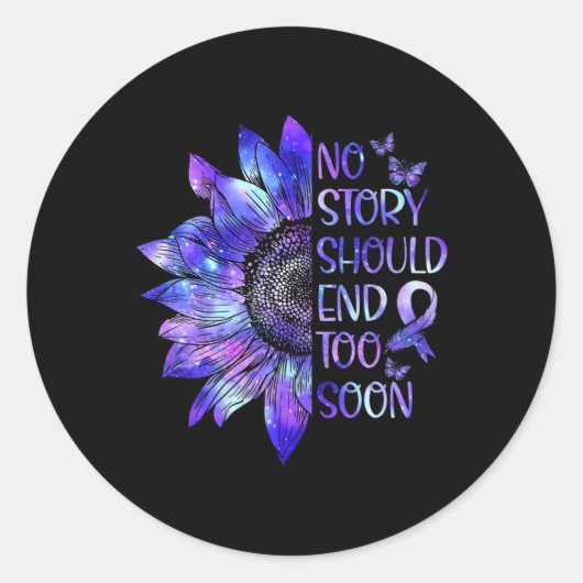 Überdosierung Das Bewusstsein, keine Geschichte so Runder Aufkleber (Vorderseite)