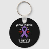 Überdosierung Das Bewusstsein meines Bruders ist m Schlüsselanhänger (Rückseite)