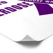 Überdosierung Krieger motivierend Zitate für Arzne Poster (Ecke)