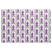 Überdosierung: Lila Bewusstsein Stoff (Fat Quarter (45,7 x 55,9 cm))