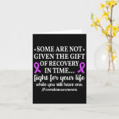 Überdosierung Lila Multipler Sklerose Karte (Gelbe Blume)