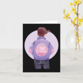 Überdosierung Lila Ribbon Überdosis Awaren Karte (Gelbe Blume)