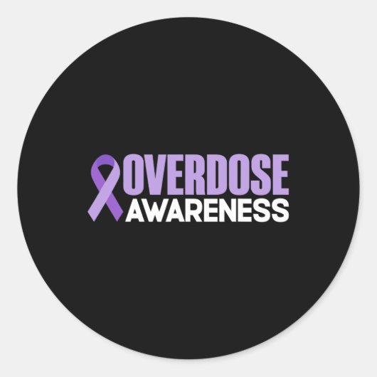 Überdosierung Monat 2022 Überdosierung Runder Aufkleber (Vorderseite)