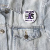 Überdosierung: Monat des amerikanischen Flaggenmon Button (Beispiel)