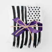 Überdosierung: Monat des amerikanischen Flaggenmon Geschenkpapier Set (Beispiel)