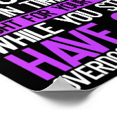 Überdosierung Sensibilisierung für den Kampf gegen Poster (Ecke)