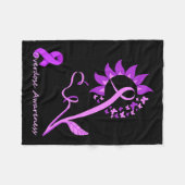 Überdosierung Sensibilisierung Schmetterling Sonne Fleecedecke (Vorderseite (Horizontal))