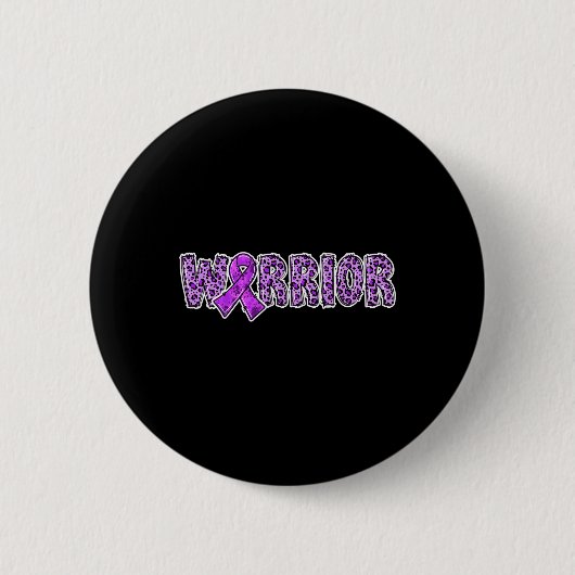 Überdosierung Sensibilisierungskraft Warrior Lila Button (Vorderseite)