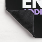 Überdosierungs-Bewusstsein Ende der Abhängigkeit H Mousepad (Ecke)