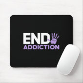 Überdosierungs-Bewusstsein Ende der Abhängigkeit H Mousepad (Mit Mouse)