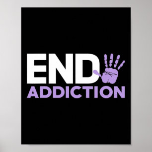 Überdosierungs-Bewusstsein Ende der Abhängigkeit H Poster