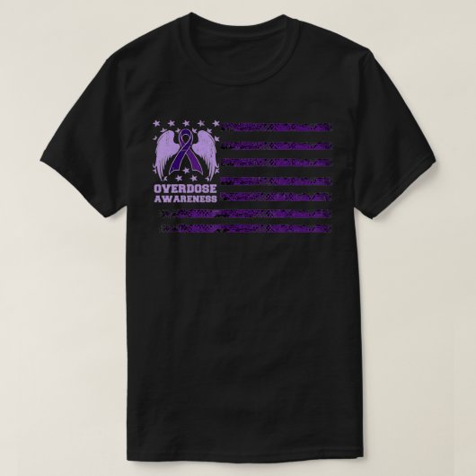 Überdosierungs-Warnstreifen-Flachbildschirm Vintag T-Shirt (Design vorne)