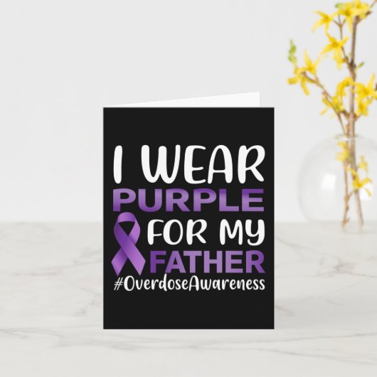 Überdosierungsbewusstsein, das ich für meinen Vate Karte (Gelbe Blume)